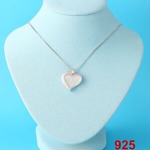 Stamped 925 Sterling Silver Women
Chain Pendant Necklace